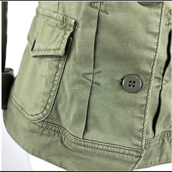 Lucky Brand Olive Green Utility Jacket small - Picture 4 of 6
